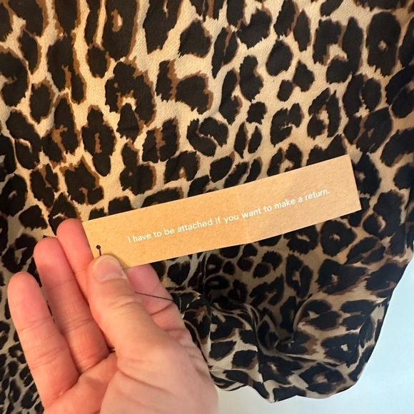 NWT Reformation Laken Dress in Leo animal leopard print 4 - Picture 9 of 11